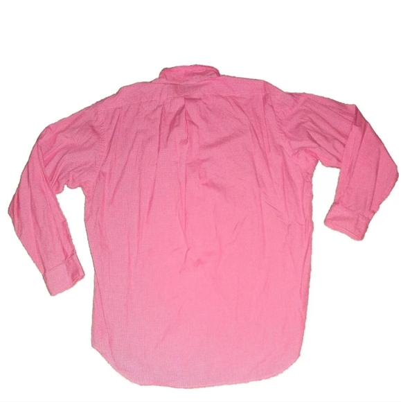 Ralph Lauren Polo $75 Mens sz. Large Pink Blake Fit Button Checkered New - Picture 3 of 3